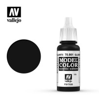 70861/170 NEGRO BRILLANTE, 17 ML  (PRECINTADO)