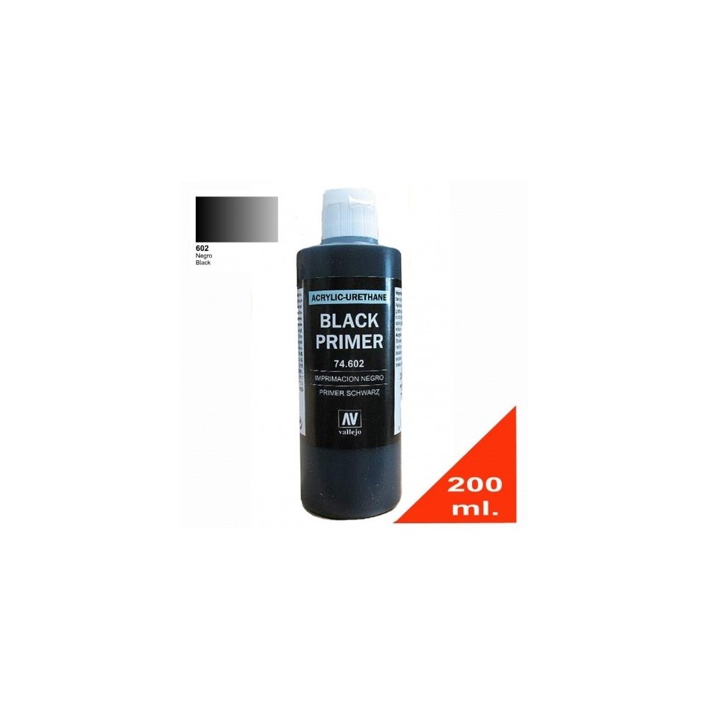 74602 SURFACE PRIMER NEGRO IMPRIMACION, 200 ML