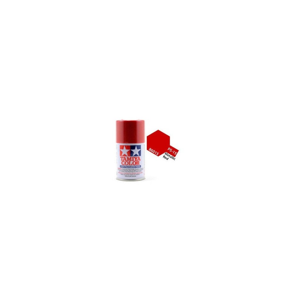 PS-15, SPRAY POLICARBONATO COLOR ROJO METALIZADO, 100 ML