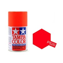 PS-20, SPRAY POLICARBONATO COLOR ROJO FLUORESCENTE, 100 ML