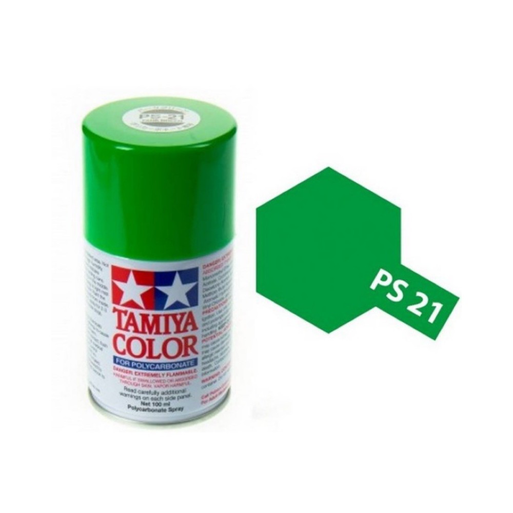 PS-21, SPRAY POLICARBONATO COLOR VERDE PRADO, 100 ML