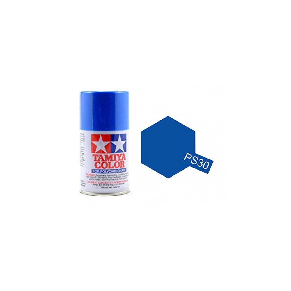 PS-30, SPRAY POLICARBONATO COLOR AZUL BRILLANTE, 100 ML