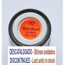 192, ROJO FUEGO MATE, 14 ML  (DESCATALOGADO)