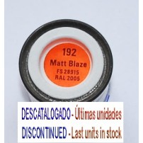 192, ROJO FUEGO MATE, 14 ML  (DESCATALOGADO)