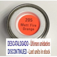 205, NARANJA FUEGO FLUORESCENTE MATE, 14 ML  (DESCATALOGADO)