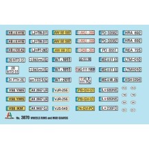 LLANTAS Y GUARDABARROS PARA CAMION 1/24