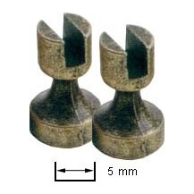 8815 SOPORTE DE PEANA EN METAL 5 MM, 2 UNID