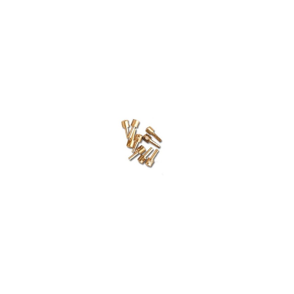 8653 CANDELERO UN ORIFICIO DIAM 3X8 MM, 10 UNID