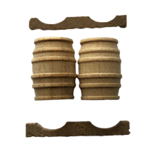 28034 BARRIL CON  SOPORTE 15X20 MM, 2 UNID