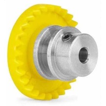 SIGI03 CORONA 28 DIENTES AMARILLO/ALUMINIO