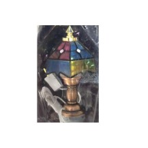 LAMPARA DE MESA TIPO TIFFANY  (12 VOL)