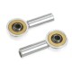 3,00 MM, KWIK LINK M3 DE ALUMINIO CON BOLA, 2 UNID