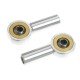 3,00 MM, KWIK LINK M3 DE ALUMINIO CON BOLA, 2 UNID