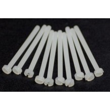 M2X25 MM, TORNILLO NYLON, 10 UNID