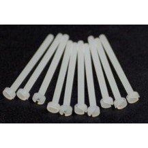 M2X25 MM, TORNILLO NYLON, 10 UNID