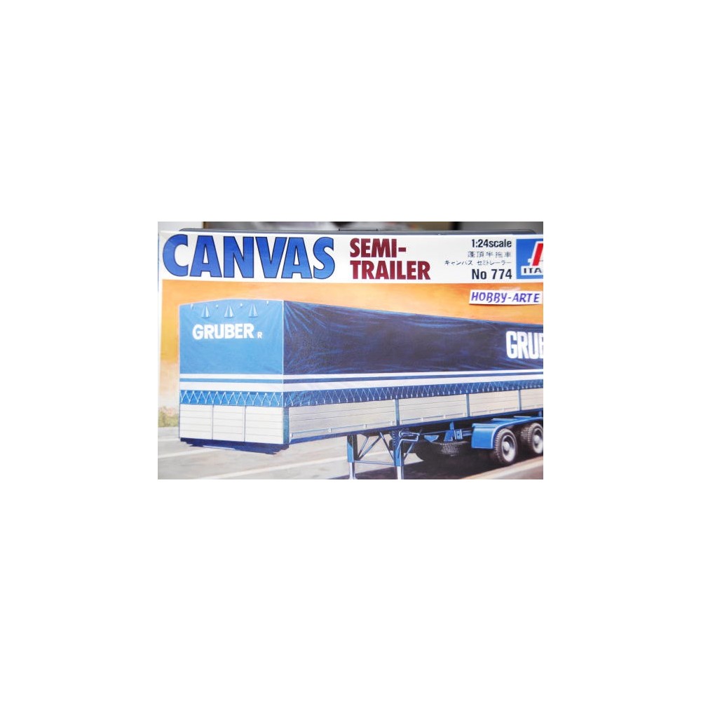 CANVAS SEMI-TRAILER 1/24