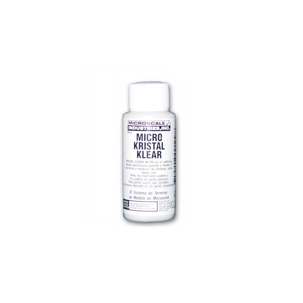 MICRO KRISTAL CLEAR, 30 ML (ADHESIVO PARA PIEZAS TRANSPARENTES)