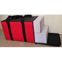 BOLSA DE TRANSPORTE, CON DOS CAJAS, PARA COCHES 1/10
