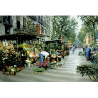 LAS RAMBLAS DE BARCELONA 107X157 CM