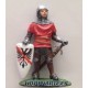 SOLDADO CON ESCUDO CON AGUILA BICEFALA, 55 MM