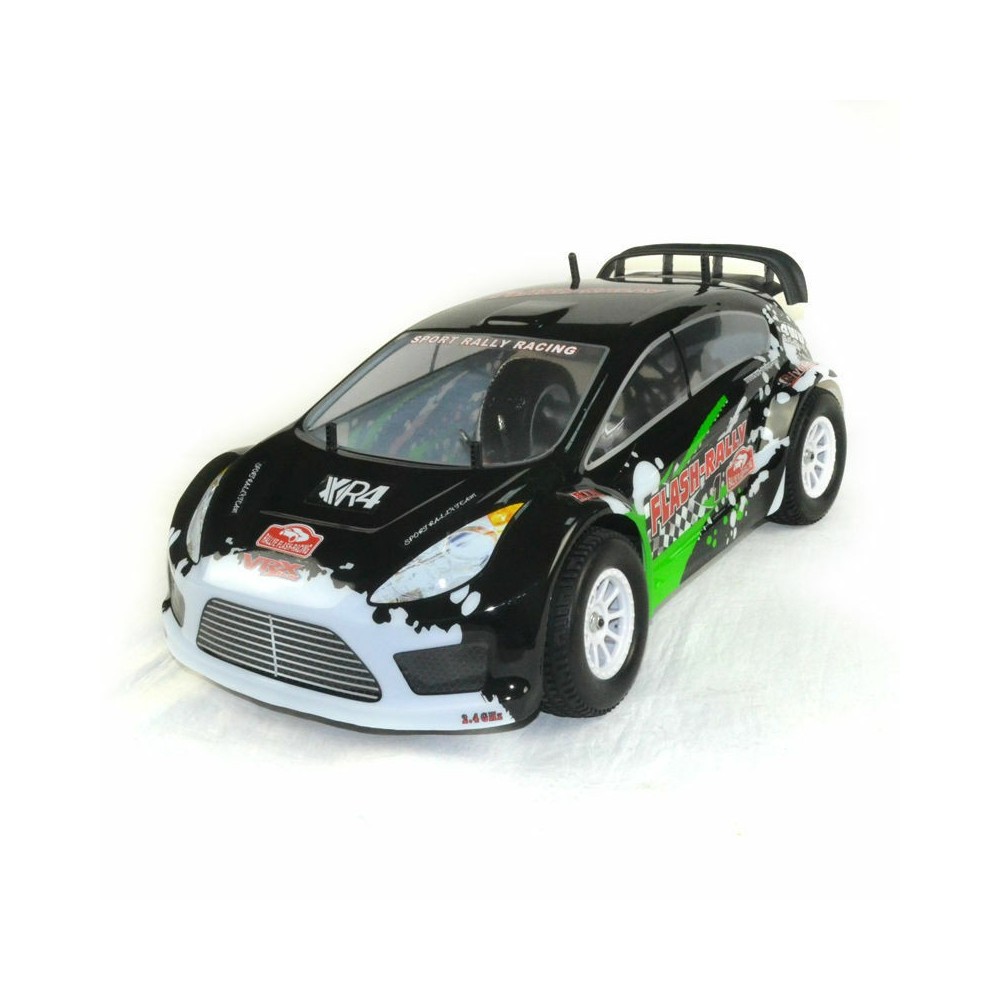 FLASH RALLY XR4 EBL CON MOTOR BRUSHLESS EN COLOR NEGRO