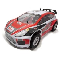 FLASH RALLY XR4 EBL CON MOTOR BRUSHLESS EN COLOR ROJO