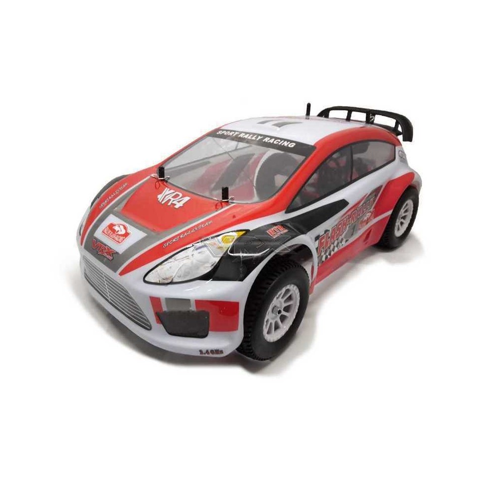 FLASH RALLY XR4 EBL CON MOTOR BRUSHLESS EN COLOR ROJO