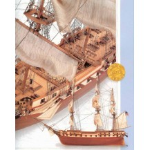 US CONSTELLATION, FRAGATA AMERICANA DE 1798, 1/85
