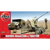 BOFORS GUN + TRACTOR, 1/76