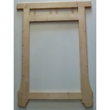 MARCO ANTIGUO 61X60 CM  INTERIOR y 103X75 CM EXTERIOR EN PINO