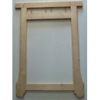 MARCO ANTIGUO 61X60 CM  INTERIOR y 103X75 CM EXTERIOR EN PINO