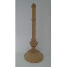 PIE DE LAMPARA NUMERO UNO DE HAYA, 34 CM DE ALTO