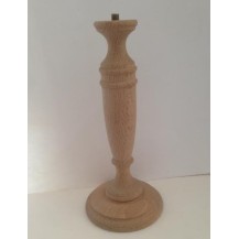 PIE DE LAMPARA DE HAYA, 27,5 CM DE ALTO