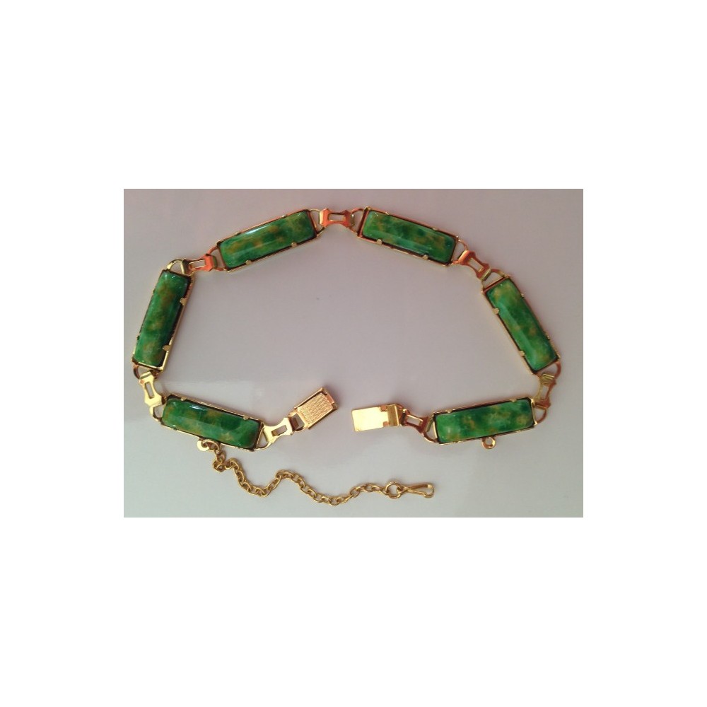 PULSERA PASADO DE FUEGO, 6 ESMALTES  (20 CM)