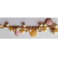 PULSERA DE FANTASIA, 2 ESMALTES  (17 CM)