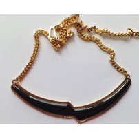 COLLAR RIGIDO DESNIVEL CON CADENA  (43 CM)