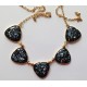 COLLAR DE LLUVIA DE COLORES, 5 ESMALTES  (46 CM)