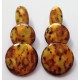 PENDIENTES RECORTADOS, 3 ESMALTES  (7X3,3 CM)