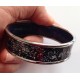 PULSERA RIGIDA DE LLUVIA DE COLORES,  DIAM. 7,3 CM