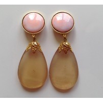 PENDIENTES FANTASIA, 1 ESMALTE  (7 CM)