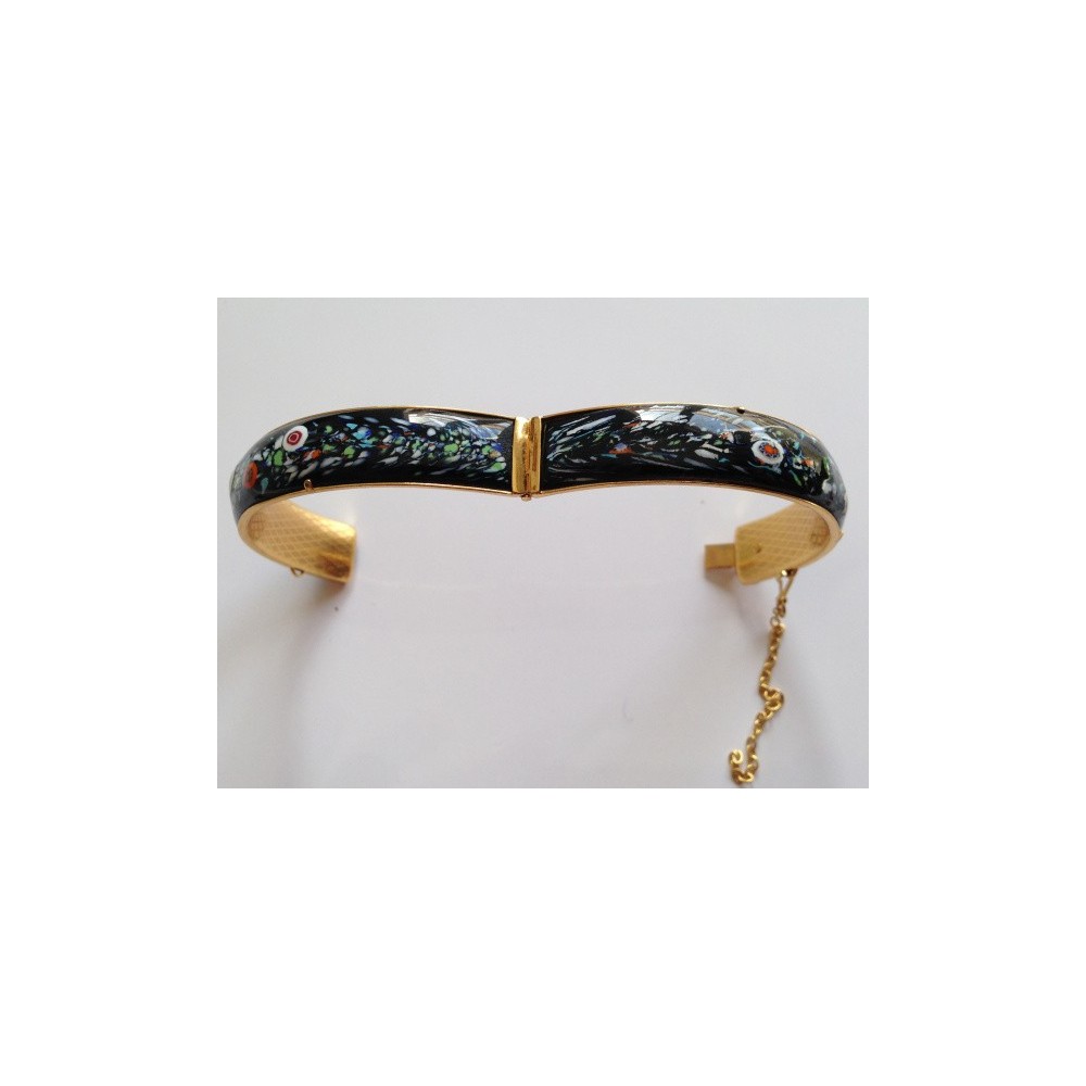 PULSERA SEMIRIGIDA DE LLUVIA DE COLORES  (DIAM. 6,4 CM)