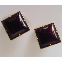 PENDIENTES CUADRADOS  (2X2 CM)