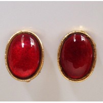 PENDIENTES OVALES  (1,4X1,7 CM)