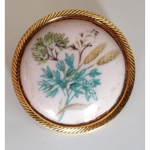 BROCHE REDONDO CON RAMO  (DIAM. 2,5 CM)