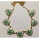 COLLAR TRIANGULAR DE LLUVIA DE COLORES, 7 ESMALTES  (55 CM)