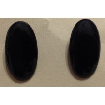 PENDIENTES OVALES RECORTADOS  (2,5X1,2 CM)