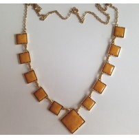 COLLAR CUADRADOS, 11 ESMALTES  (57 CM)