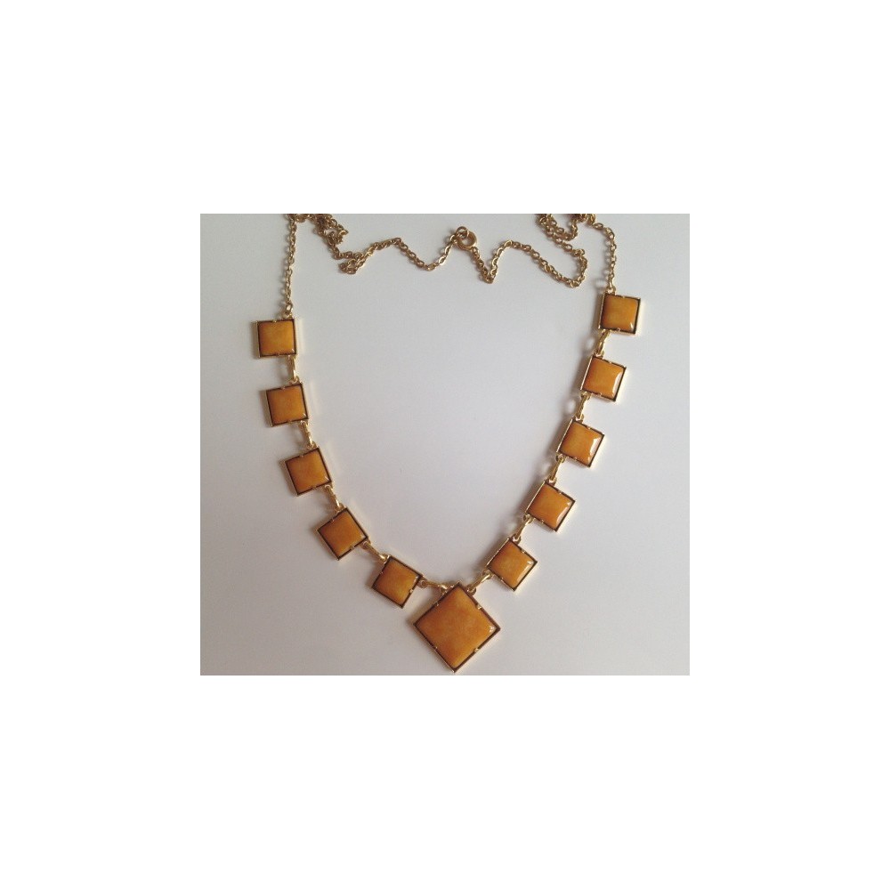 COLLAR CUADRADOS, 11 ESMALTES  (57 CM)