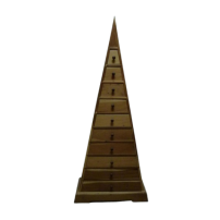 CAJONERA EN FORMA DE PIRAMIDE 157X68,5X26,5 CM