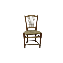 SILLA DE CAOBA CON ENEA